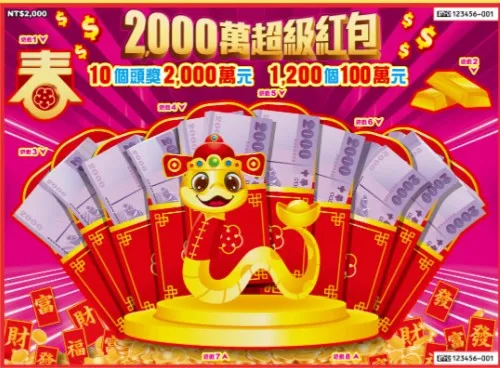 2000萬超級紅包